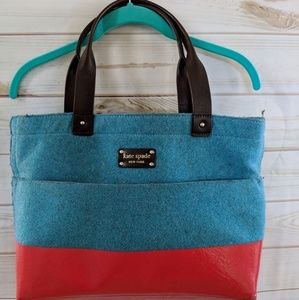 Kate Spade Frosted Felt Magazine Tote